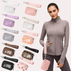 👝Ultra-Slim Minimalist Metal Wallet with RFID Blocking & Quick Access Pop-Up