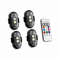 Multi-Mode RGB Bike Flash Light Wireless Remote Night Riding Safety