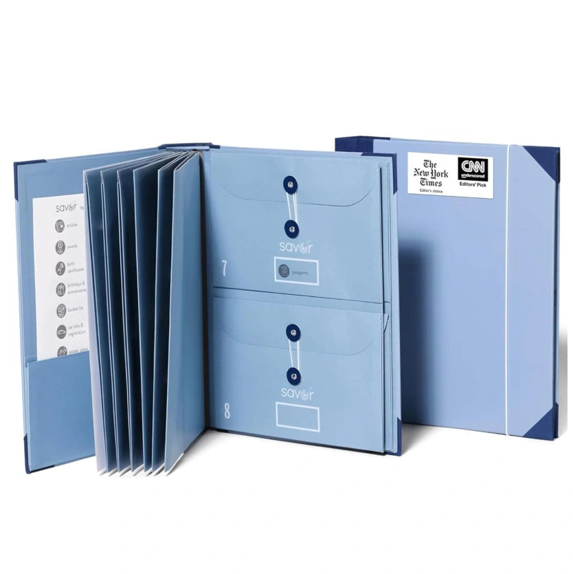📂Document Organizer Binder – Acid-Free Custom Filers For Lifetime Legacy Protection