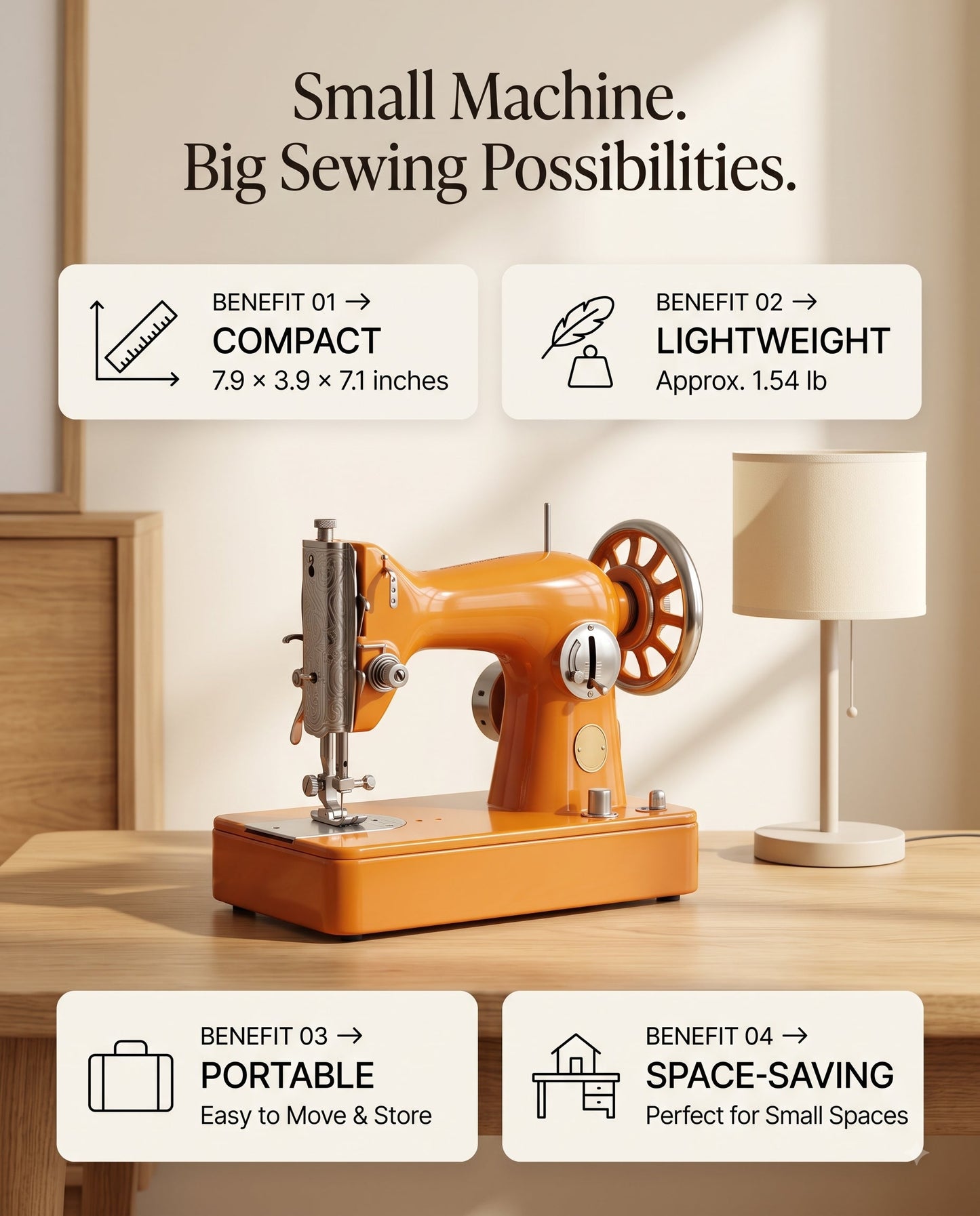 Chillz™ Portable Mini Sewing Machine