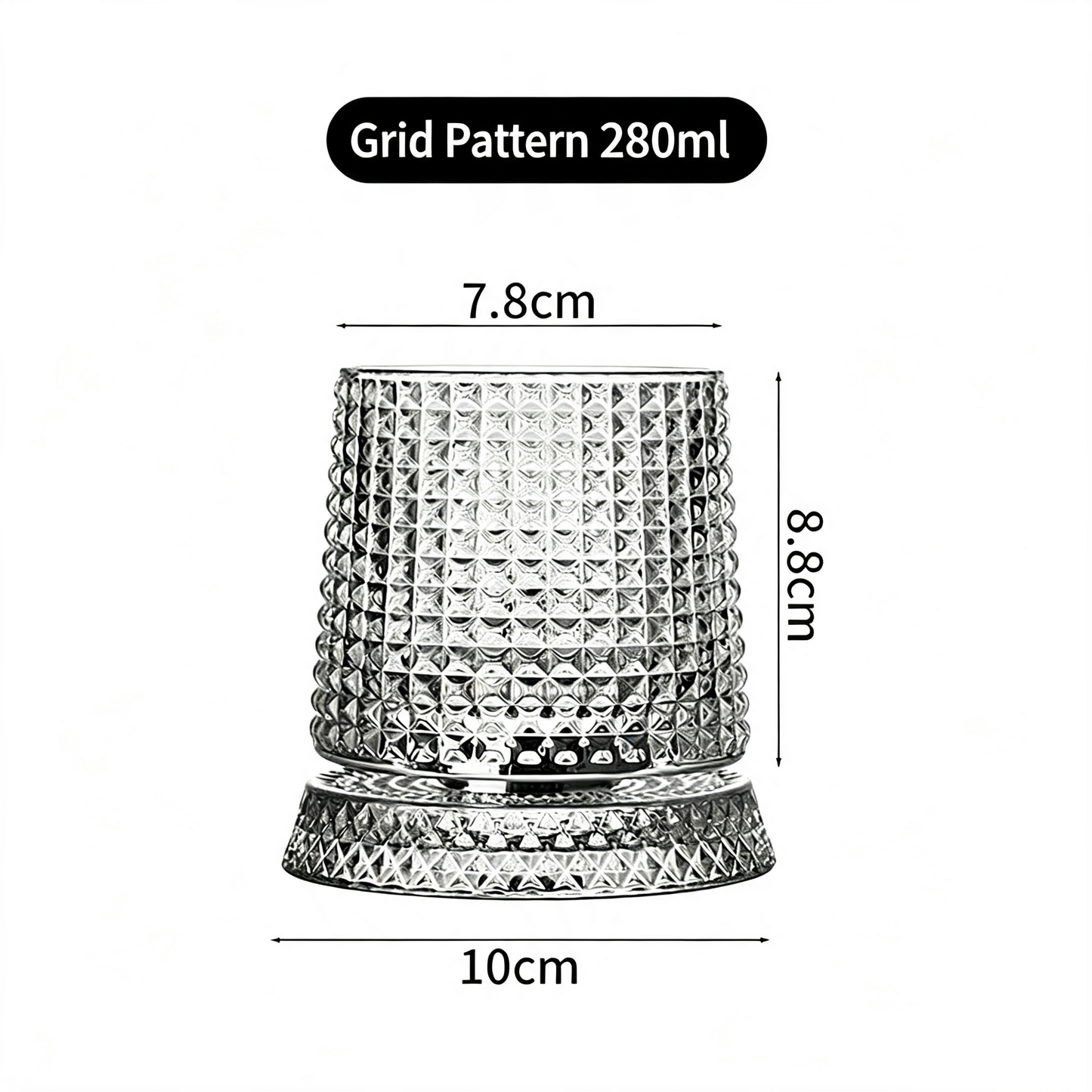 Luxury 360° Spinning Crystal Glass – Star-Cut Stress Relief Whiskey & Wine Glass, Elegant European Barware Gift，Rotating Glass Cup Spinning Glass Cup
