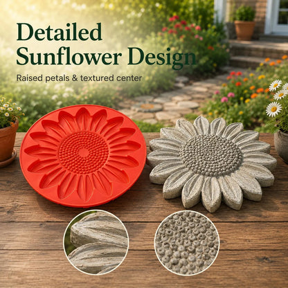 💥 LAST DAY 49% OFF - 🌻 Reusable Sunflower Stepping Stone Mold (📦Buy 3 Free Shipping)