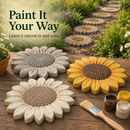 💥 LAST DAY 49% OFF - 🌻 Reusable Sunflower Stepping Stone Mold (📦Buy 3 Free Shipping)