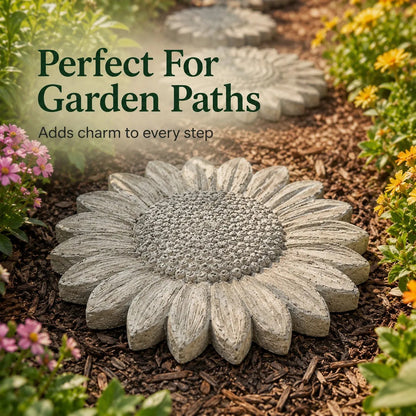 💥 LAST DAY 49% OFF - 🌻 Reusable Sunflower Stepping Stone Mold (📦Buy 3 Free Shipping)