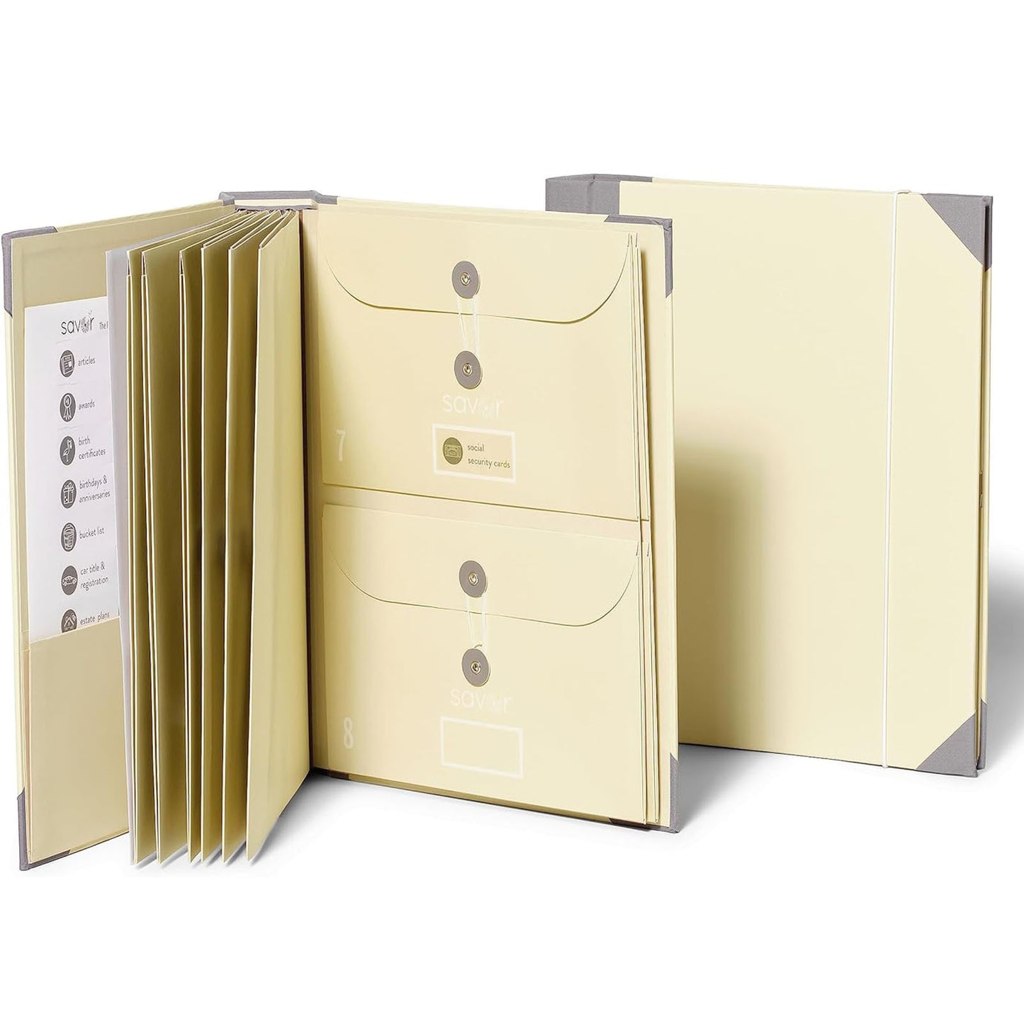 📂Document Organizer Binder – Acid-Free Custom Filers For Lifetime Legacy Protection