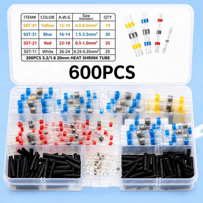 Solder & Seal Wire Connectors — Marine-Grade Waterproof Terminals