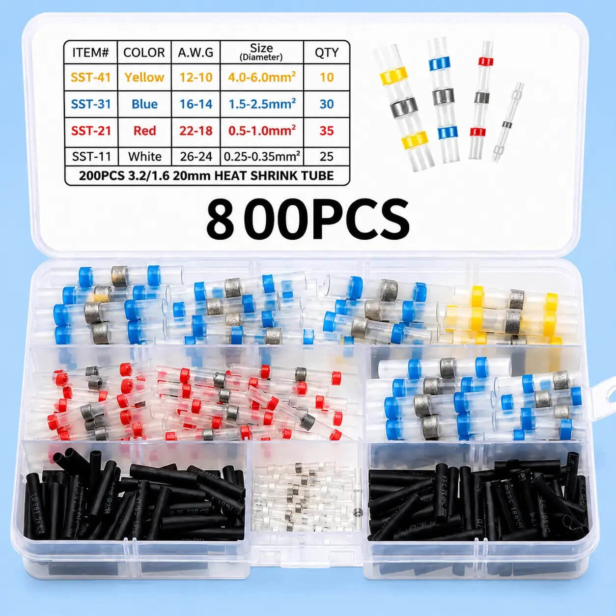 Solder & Seal Wire Connectors — Marine-Grade Waterproof Terminals