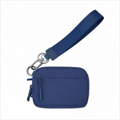 👝Ultra-Slim Minimalist Metal Wallet with RFID Blocking & Quick Access Pop-Up