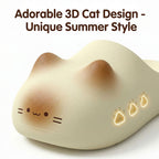 Cat Paw Print Shoe Summer, Unisex Cute Cat Paw Slippers